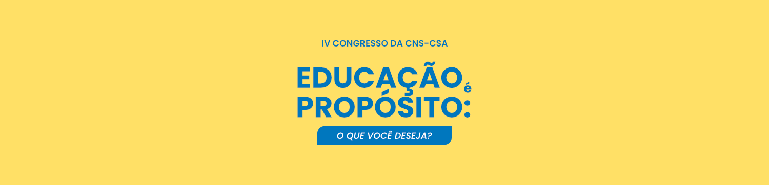 Banner IV Congresso CNS-CSA